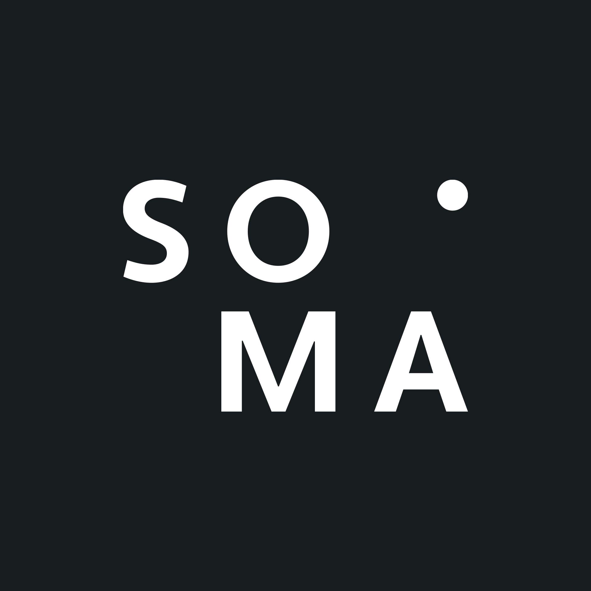 Logotyp framtagen av IRMA för SOMA design